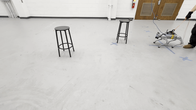 Quadruped hardware obstacle navigation
