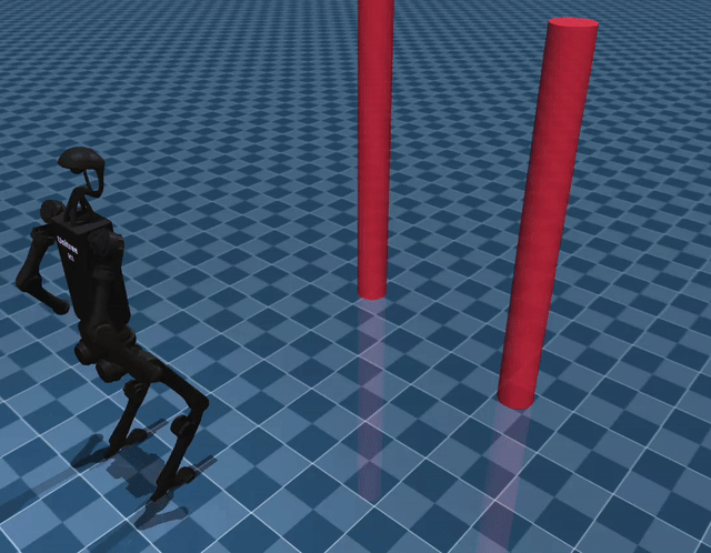 Robust MPC humanoid navigation with tubes